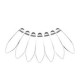 Czech Glass Daggers beads 5x16mm Crystal